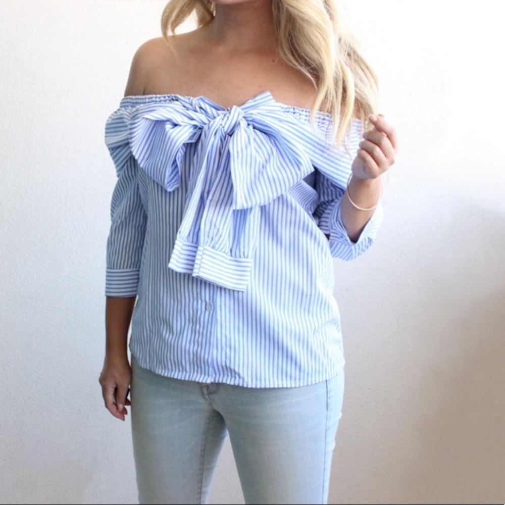 LANIER BOUTIQUE - Off Shoulder Top - Picture 2 of 5
